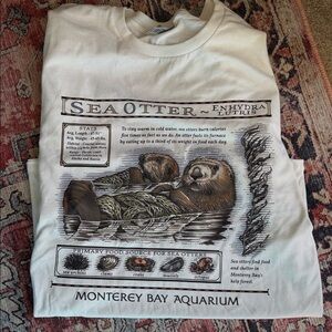 Monterey Bay Aquarium Sea Otter T Shirt